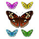 Multicolored butterflies - GraphicRiver Item for Sale