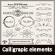 Calligraphic elements - GraphicRiver Item for Sale