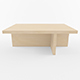 Wooden Coffe Table - 3DOcean Item for Sale