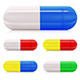 Multicolored pill capsules  - GraphicRiver Item for Sale
