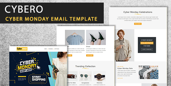 Cybero - Cyber Monday Email Newsletter Template