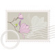 Blank post stamp with rose  - GraphicRiver Item for Sale