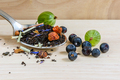 Black tea with different fruits and berries - PhotoDune Item for Sale
