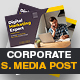 Digital Marketing Corporates Social Media Post Template - GraphicRiver Item for Sale