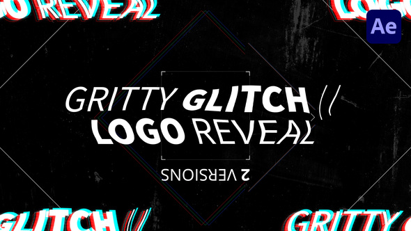 Gritty Glitch // Logo Reveal