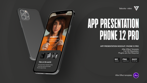 Download Download App Presentation Mockup | Phone 12 Pro After ...
