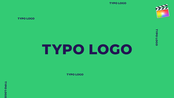 Typo Logo  | For Final Cut & Apple Motion alt