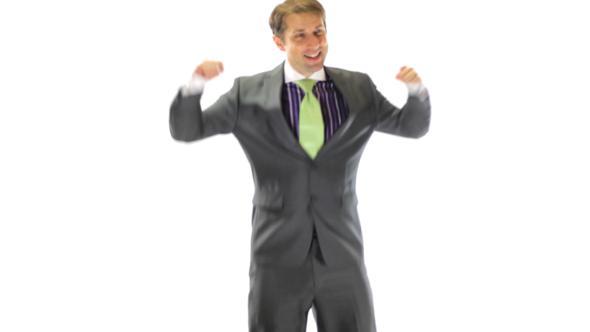 Excited Businessman