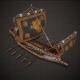 Ancient Ship 01 - 3DOcean Item for Sale
