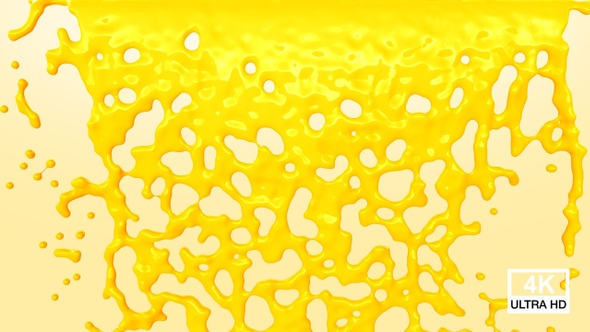 Fountain Of Mango Juice 4K alt