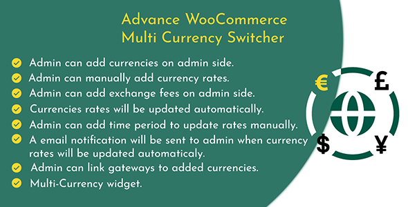 Advance WooCommerce Multi Currency Switcher