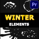 Snow Motion Elements | Premiere Pro MOGRT - VideoHive Item for Sale