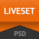 Liveset - Modern and Clean PSD Theme - ThemeForest Item for Sale