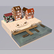 Old City Port and Coast - 3DOcean Item for Sale