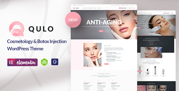 Qulo - Cosmetology and Botox Injection WordPress Theme