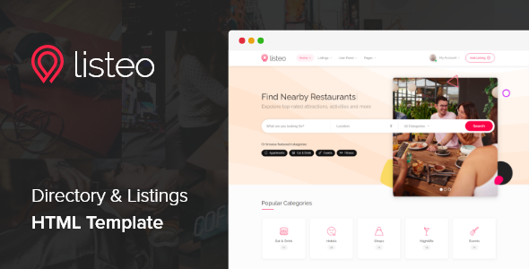 Listeo - Directory & Listings HTML Template