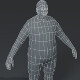 Male Body Fat Base Mesh 3D Model 1000 Polygons - 3DOcean Item for Sale