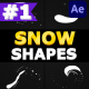Snow Shapes Pack | After Effects - VideoHive Item for Sale