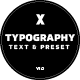 Typography Text & Preset - VideoHive Item for Sale