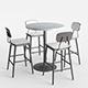ISA International Scholar Barstool and Chair - 3DOcean Item for Sale