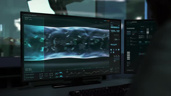 Scanner Interface Starts Patients Health Examination For Covid-19 Diagnosis alt