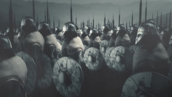 Massive Viking Army Ready For Battle
