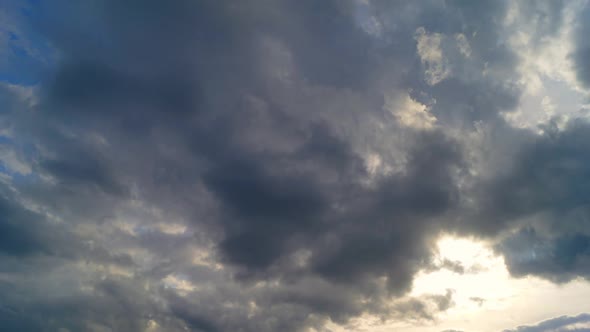 Clouds Sky Blue White Relax Weather Timelapse Landscape Nature Summer