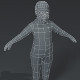 Fat Boy Kid Base Mesh 3D Model 1000 Polygons - 3DOcean Item for Sale