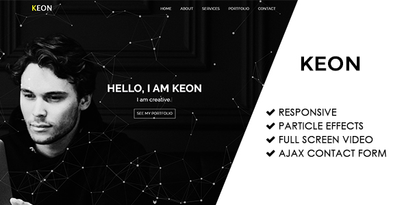 Keon | Responsive Personal Portfolio Template
