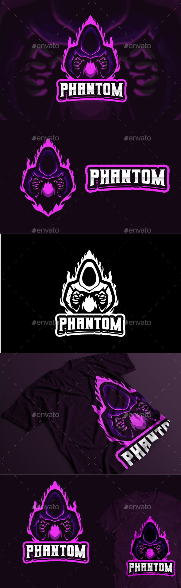 Phantom e-sport logo~gaming logo