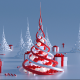 Abstract Christmas Trees (2 in 1) - VideoHive Item for Sale