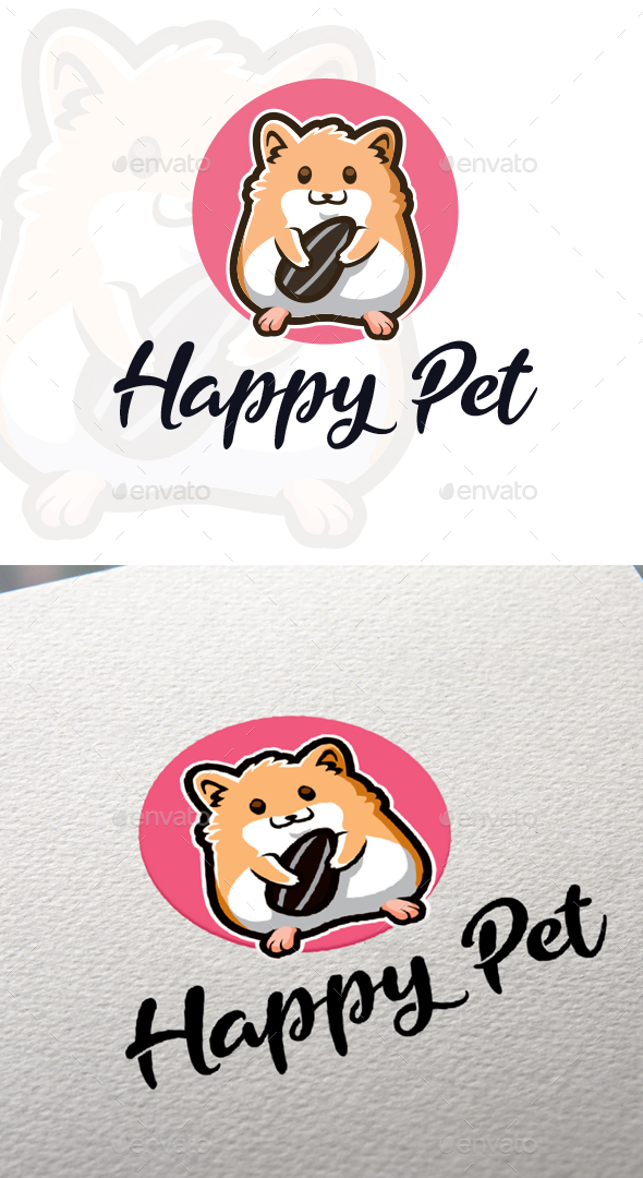 Cartoon Hamster Mascot Design