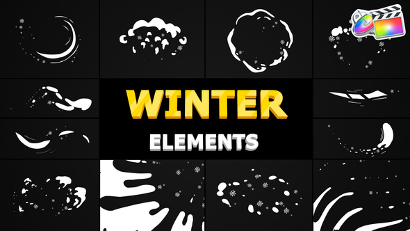 Snow Motion Elements | FCPX alt