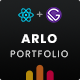Arlo – Personal Portfolio React Template - ThemeForest Item for Sale