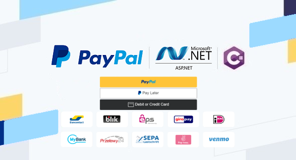 PayPal Checkout in ASP.NET Web Forms & C#, Using Orders v2 REST API, Server-side Integration