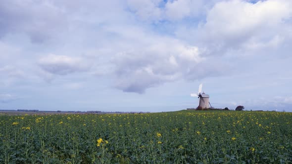 Old Windmill At The Field 6