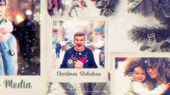 Christmas Photo Frame // Parallax Slideshow