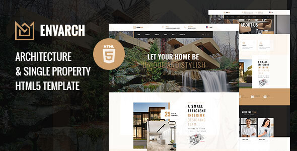 EnvArch - Architecture and Single Property HTML5 Template