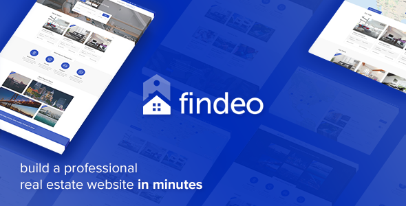 Findeo - motyw WordPress na rynku nieruchomości