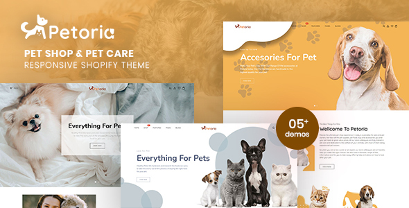 Petoria - Pet Shop & Pet Care Responsive Shopify Theme