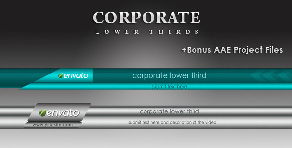 Corporate Lower Thirds alt