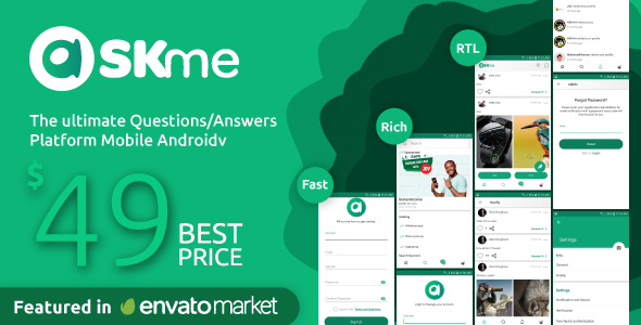 Askme Android- Mobile Questions &Amp; Answers Social Network Application