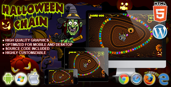 Halloween Chain - gra HTML5