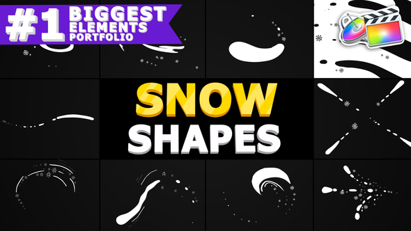Snow Shapes | FCPX alt