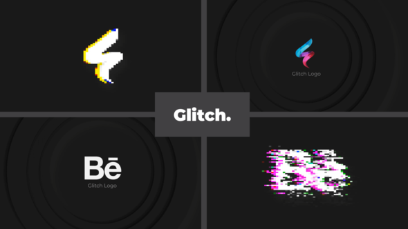 Glitch Logo Reveal alt
