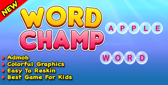 Word Champ + Word Typing Trivia Puzzle Game For Android & IOS In Unity