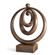 Modern Decorative Abstract Bronze Art 01 - 3DOcean Item for Sale