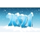 Happy New Year 2021 Snowy Background - GraphicRiver Item for Sale
