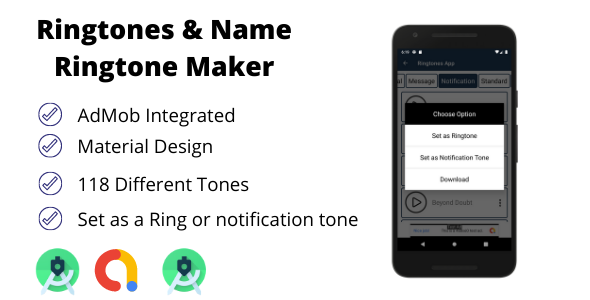 Ringtones And Name Ringtone Maker With Admob