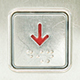 Metal Elevator Call Button Beep Press